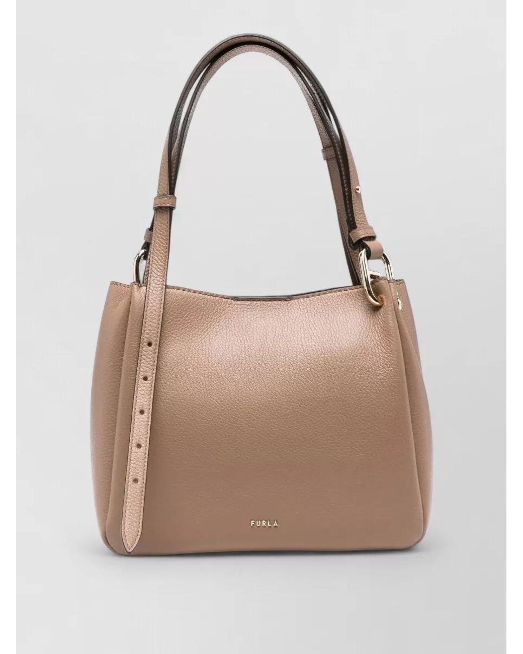 Furla Natural Na Leather Shoulder Bag