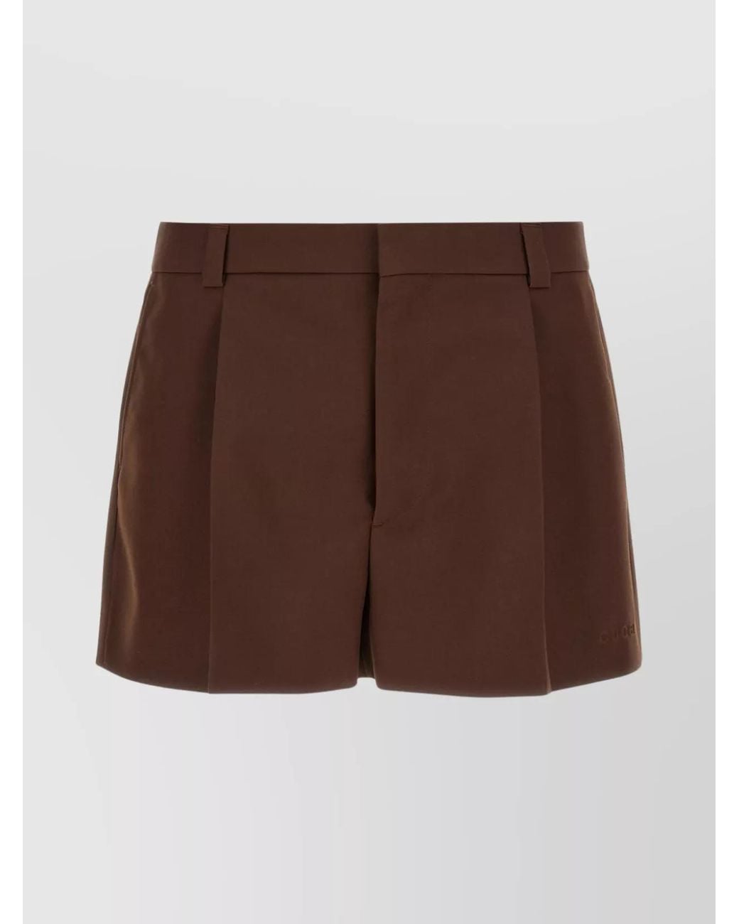 Gucci Brown Wool Tailored Shorts for men