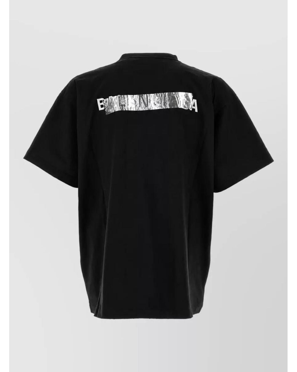 Balenciaga Black Oversized T-Shirt for men