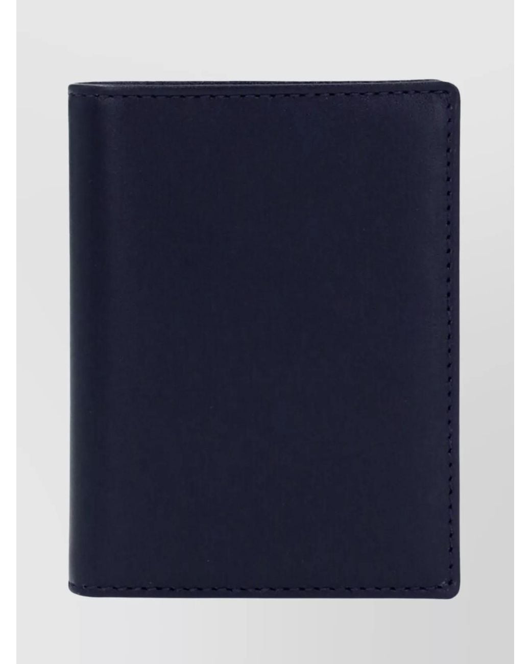 Comme des Garçons Blue Arecalf Compact Bi-Fold Wallet