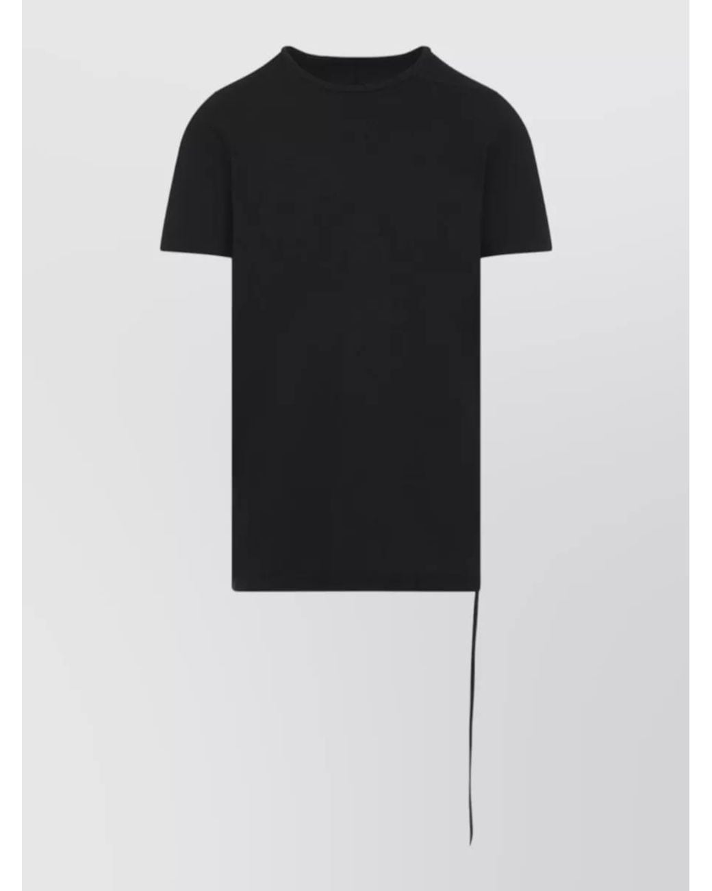 Rick Owens Black Cotton Level T Short-Sleeve T-Shirt for men