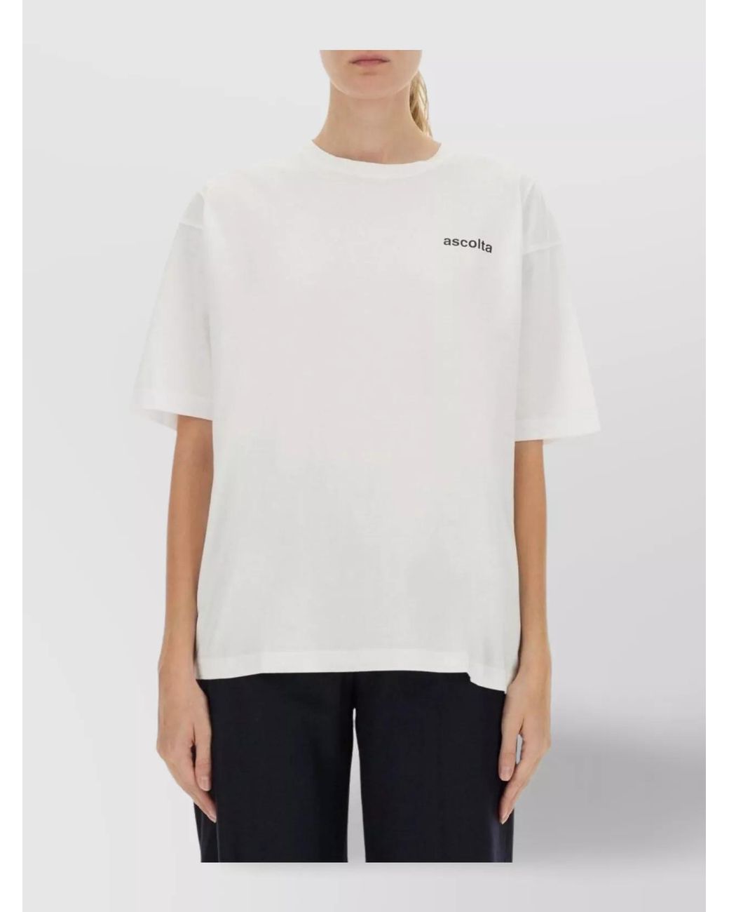 Aspesi White Printed T-Shirt