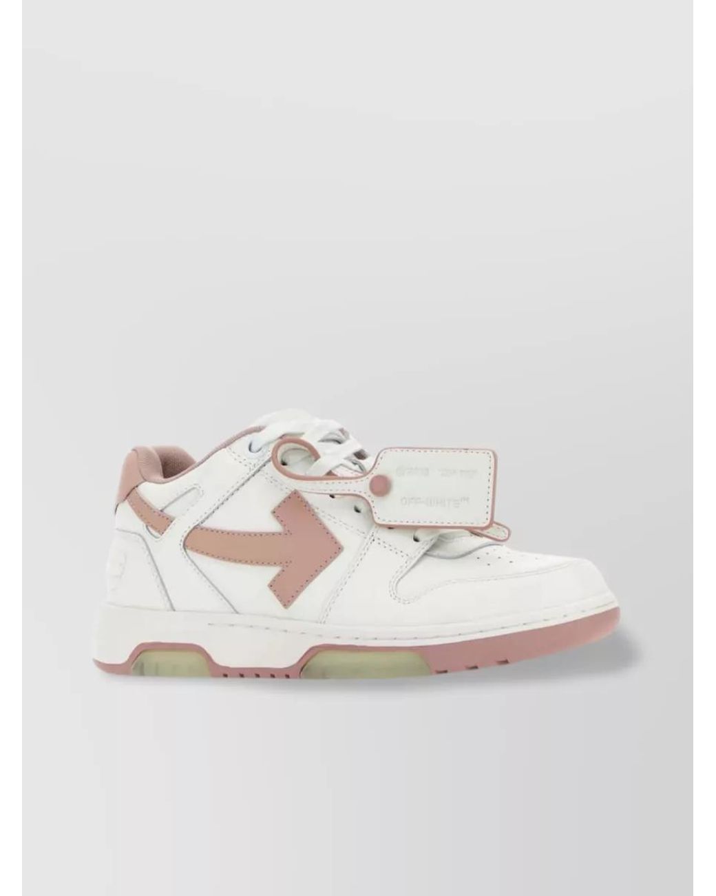 Off-White c/o Virgil Abloh White Leather Out Of Office Low-Top Sneakers
