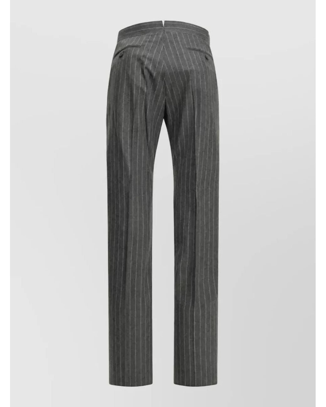 Tom Ford Gray Wool Tailored Pants for men