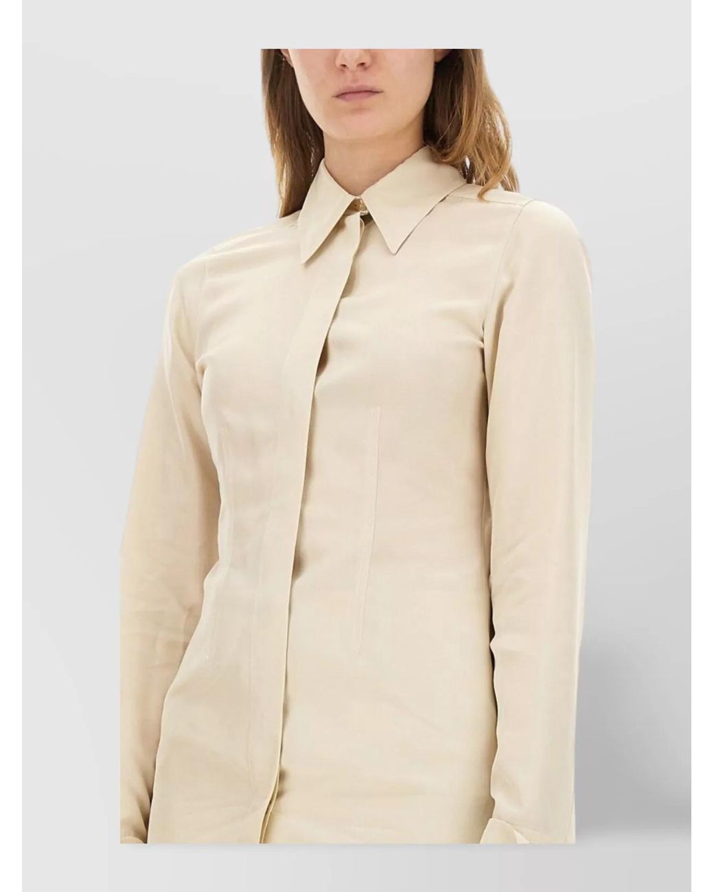 Sportmax Natural Slim-Fit Shirt