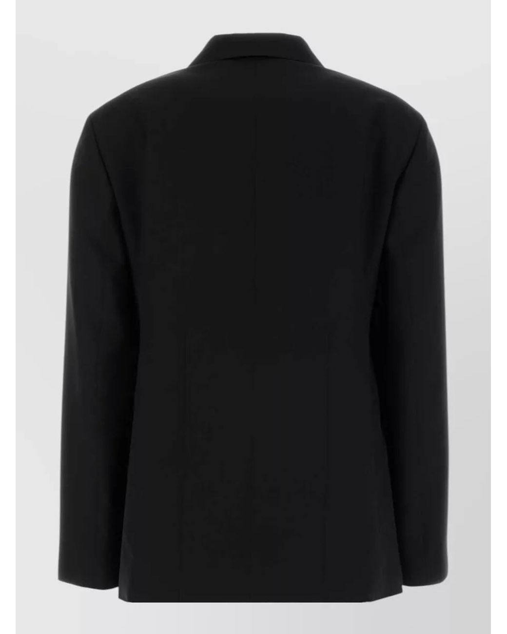 Jil Sander Black Virgin Wool Blazer