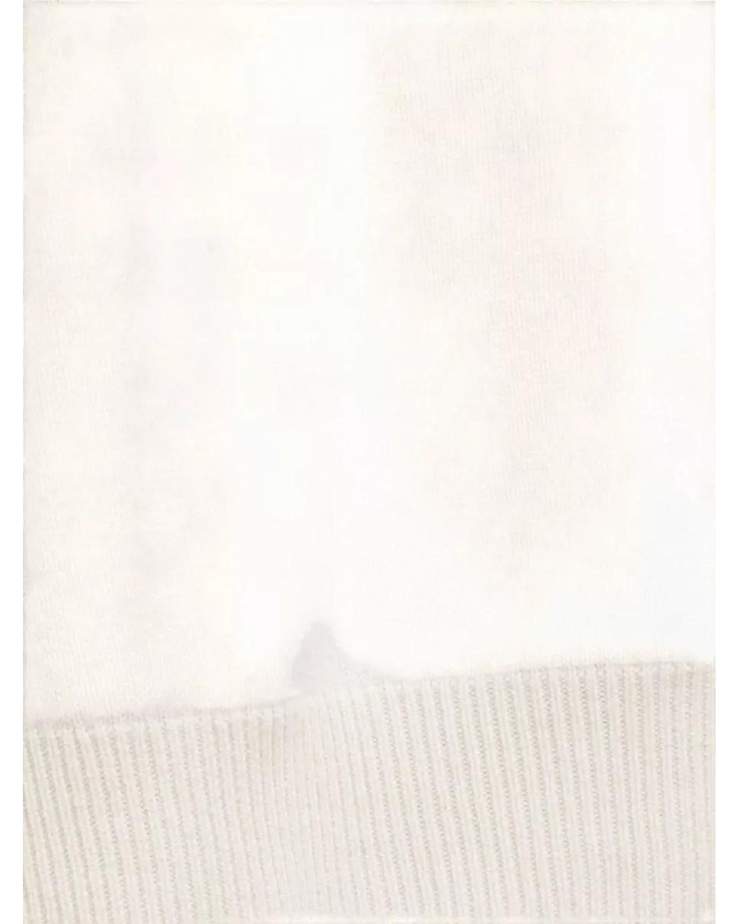 Frankie Shop Natural Cashmere Merino Wool Crewneck Sweater