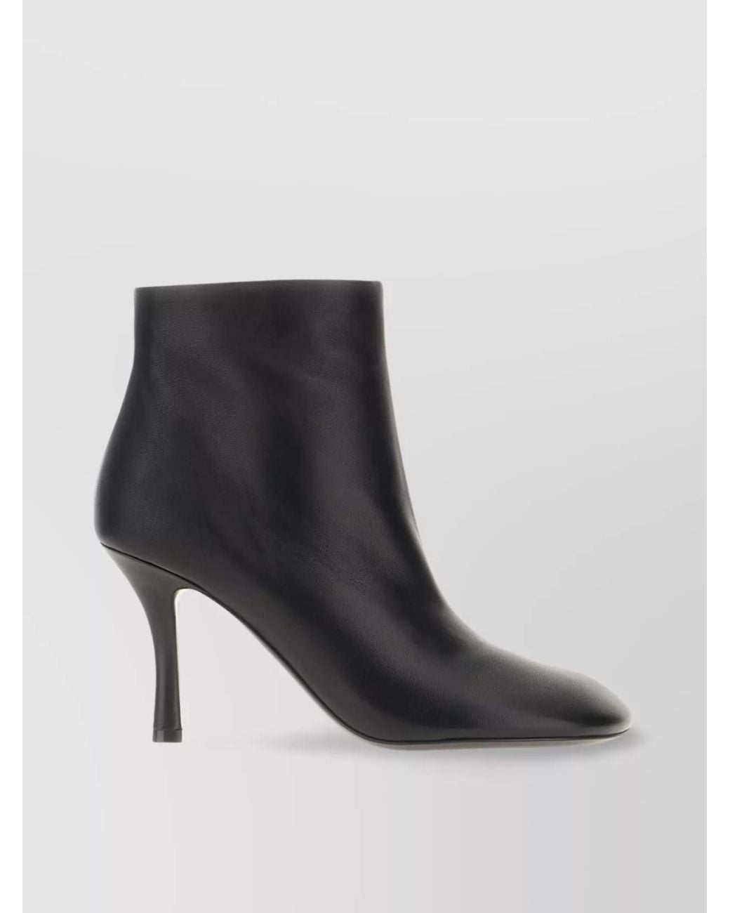 Burberry Black Leather Ankle Boots