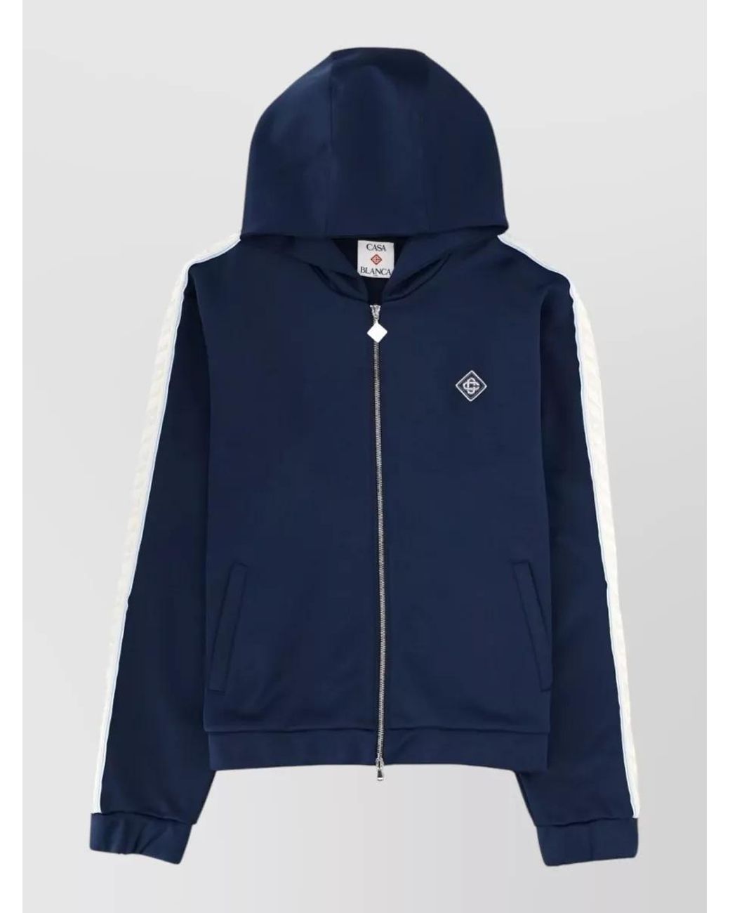 Casablanca Blue Hooded Jacket for men