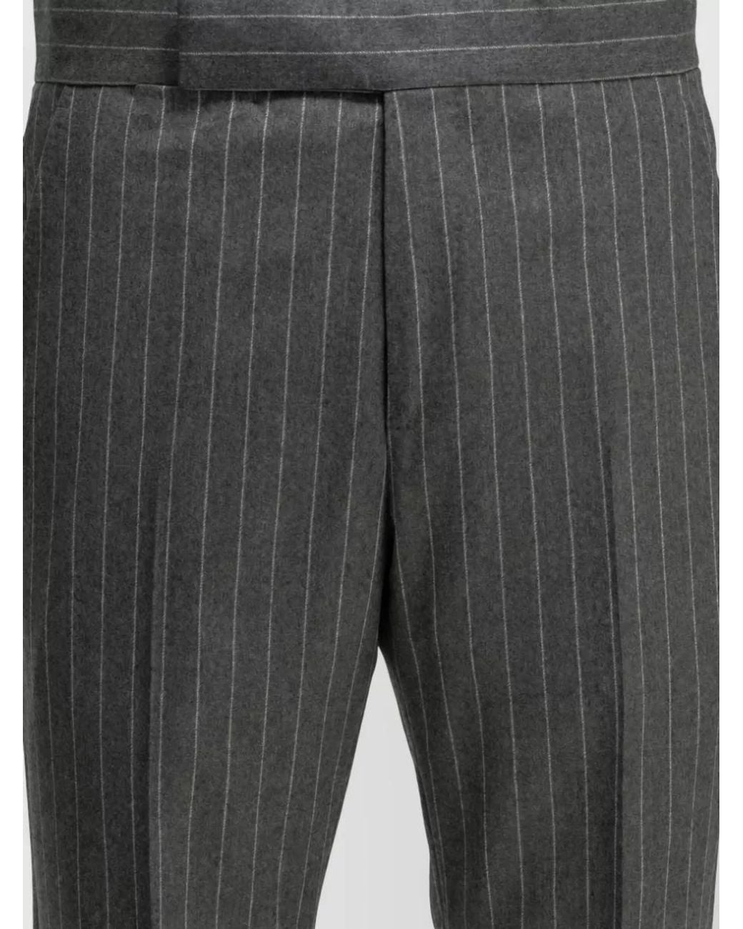 Tom Ford Gray Wool Tailored Pants for men