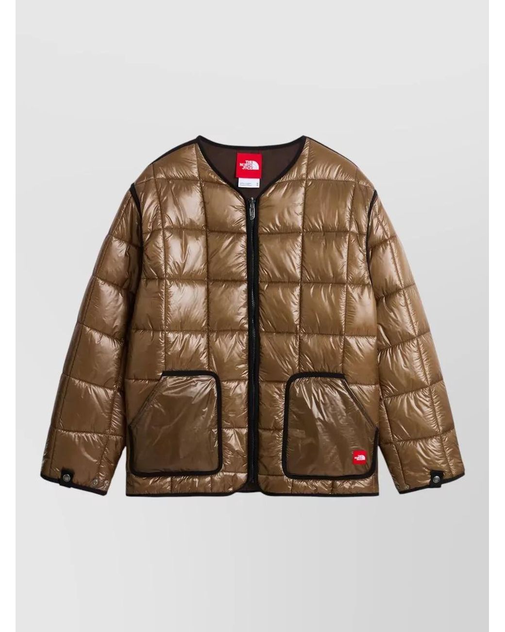 The North Face Brown Reversible Nylon Padded Jacket for men
