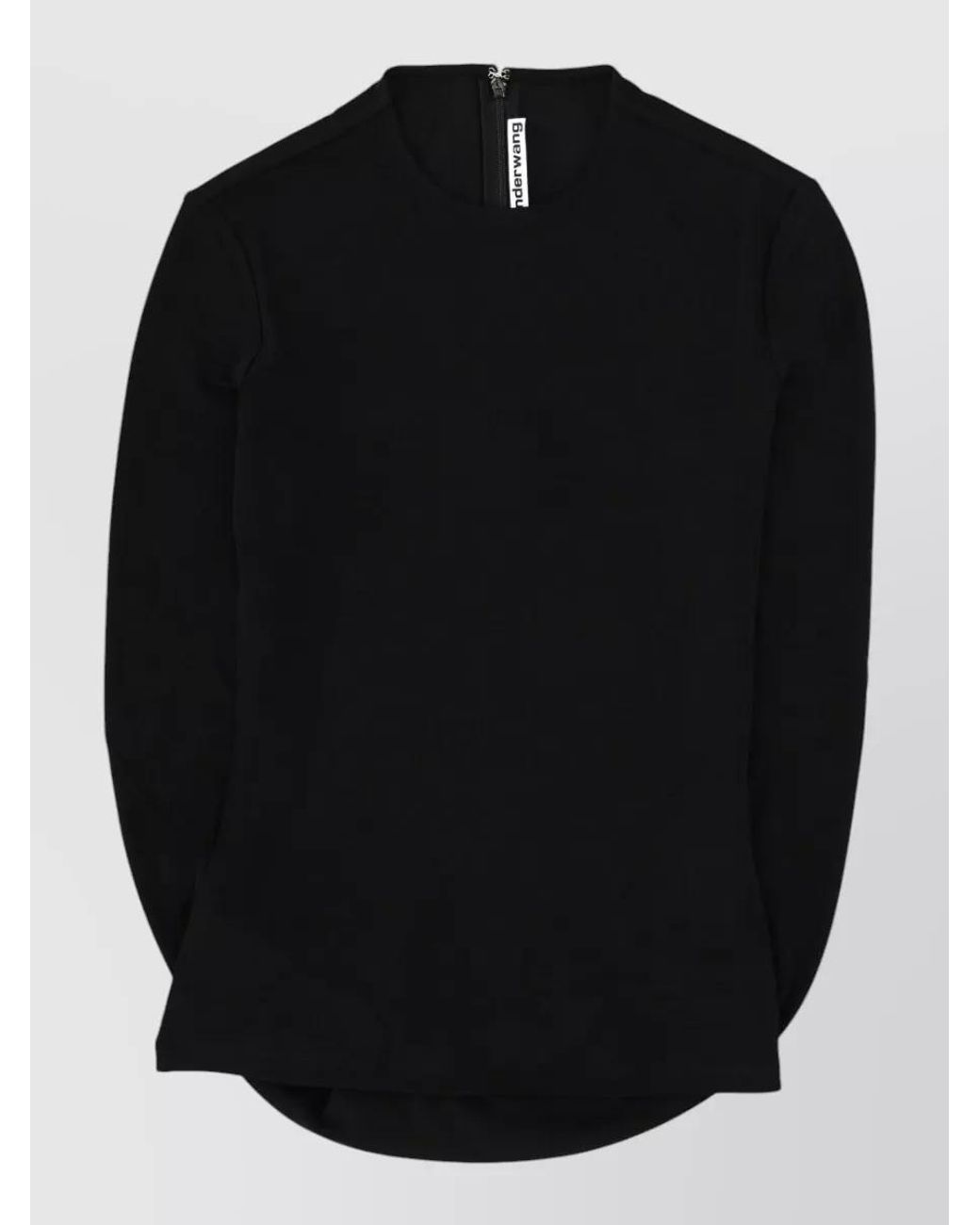 Alexander Wang Black Draped Slim-Fit Top