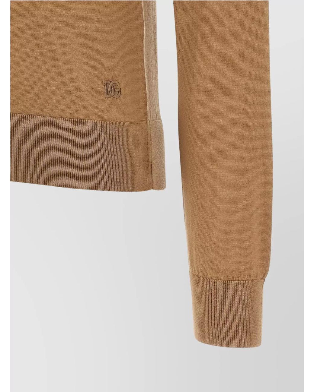 Dolce & Gabbana Brown Cashmere Turtleneck Sweater