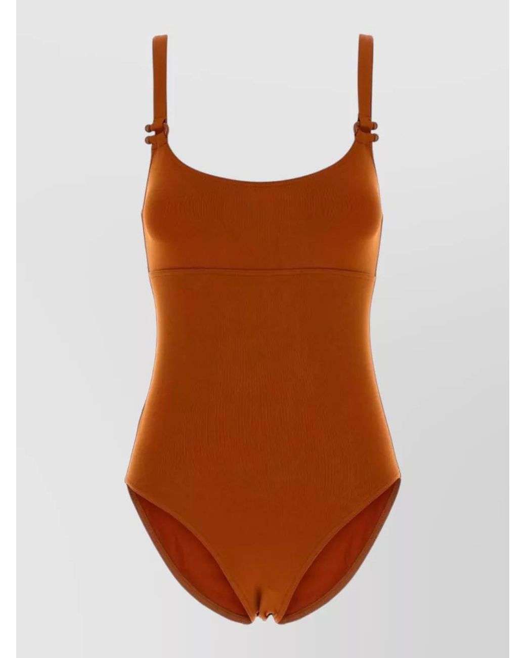 Eres Brown Stretch Nylon Swimsuit