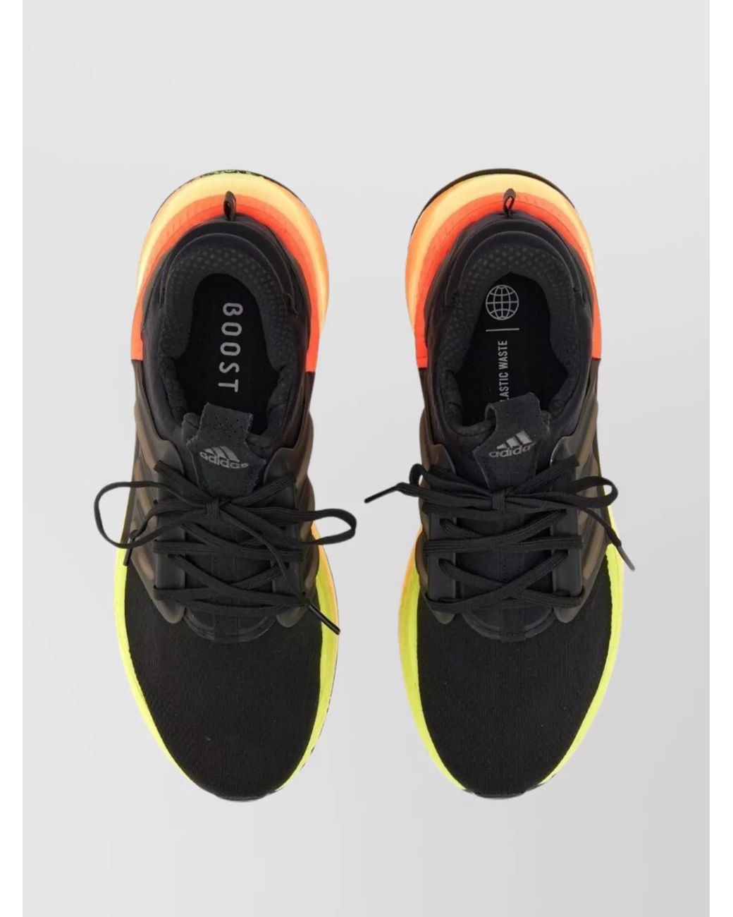Adidas Originals Black X_Plrboost Rubber Sole Sneakers for men