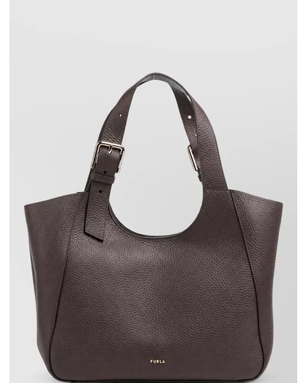 Furla Brown Medium Leather Shoulder Bag