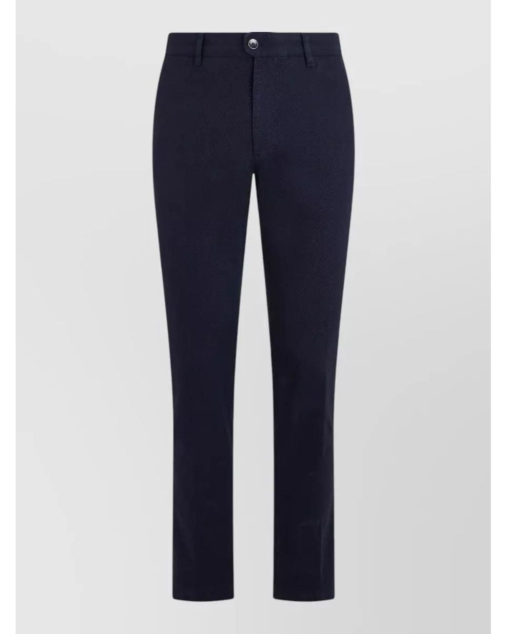 Incotex Blue Twill Straight-Leg Chinos for men