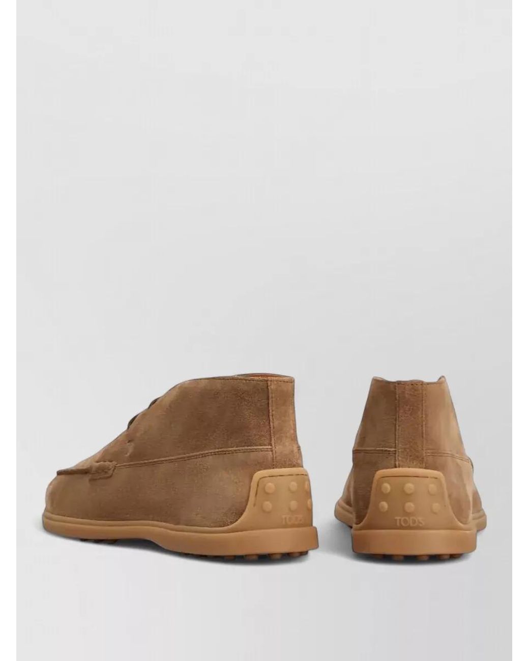 Tod's Brown Leather Lace-Up Shoes for men