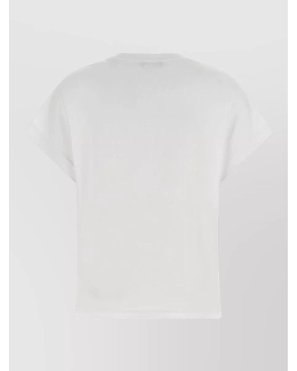Balmain Gray Ribbed Crewneck Sleeveless Logo-Print T-Shirt