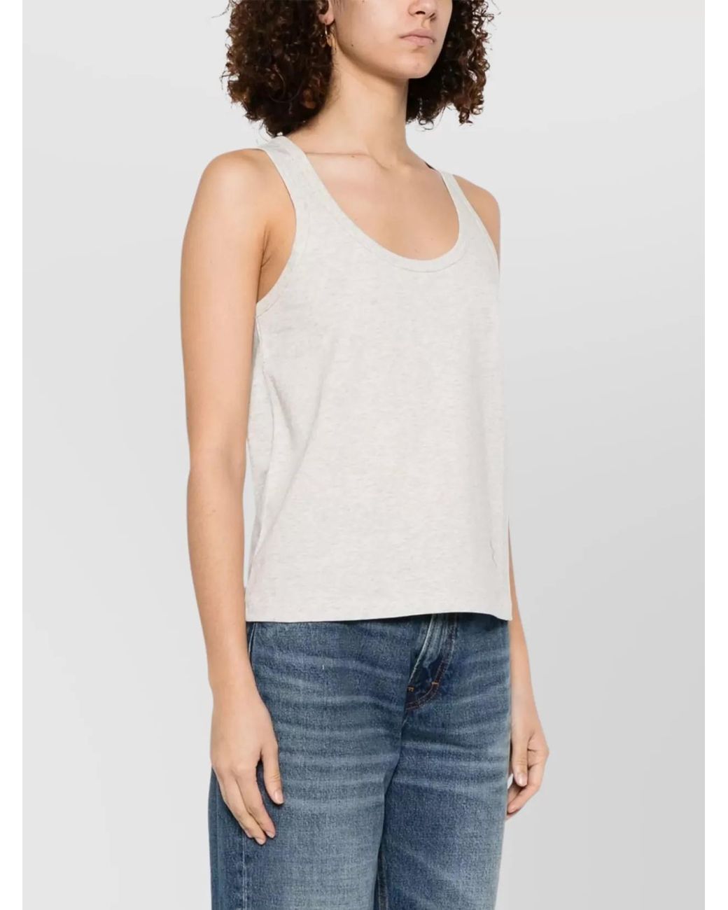 A.P.C. White Organic Cotton Regular-Fit Tank Top