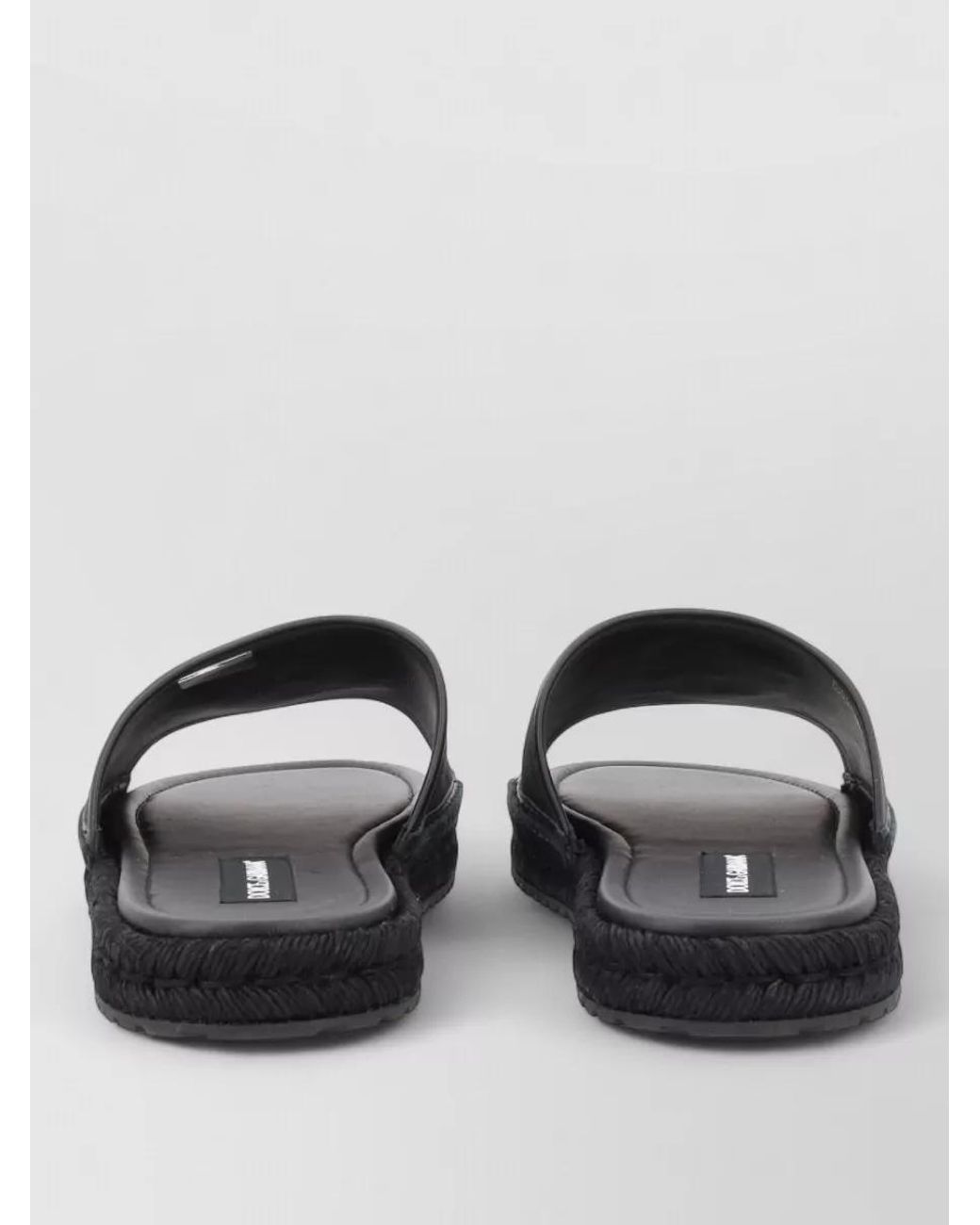 Dolce & Gabbana Gray Logo-Detail Espadrilles for men