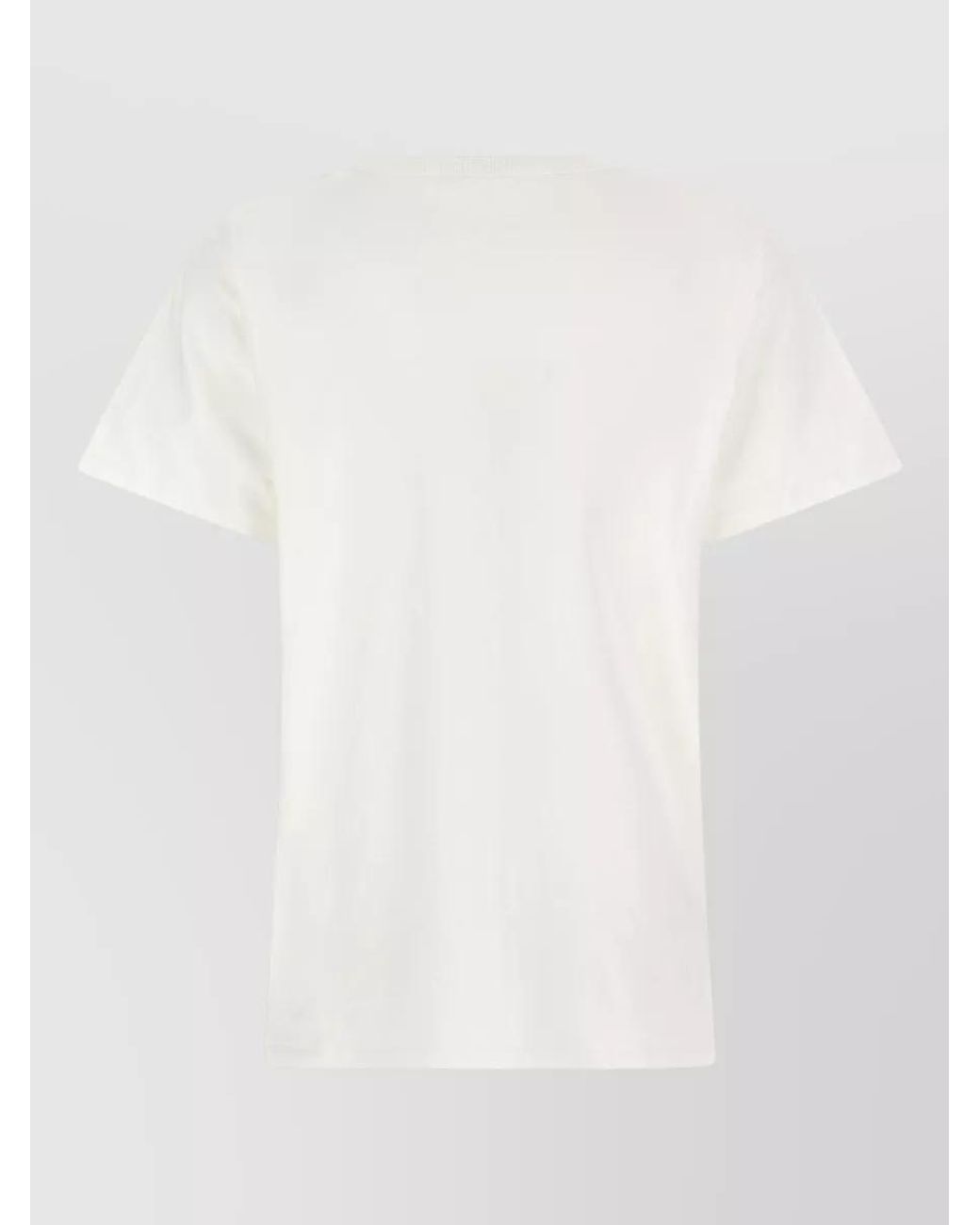 DIESEL White Regular-Fit Cotton Logo-Print T-Shirt