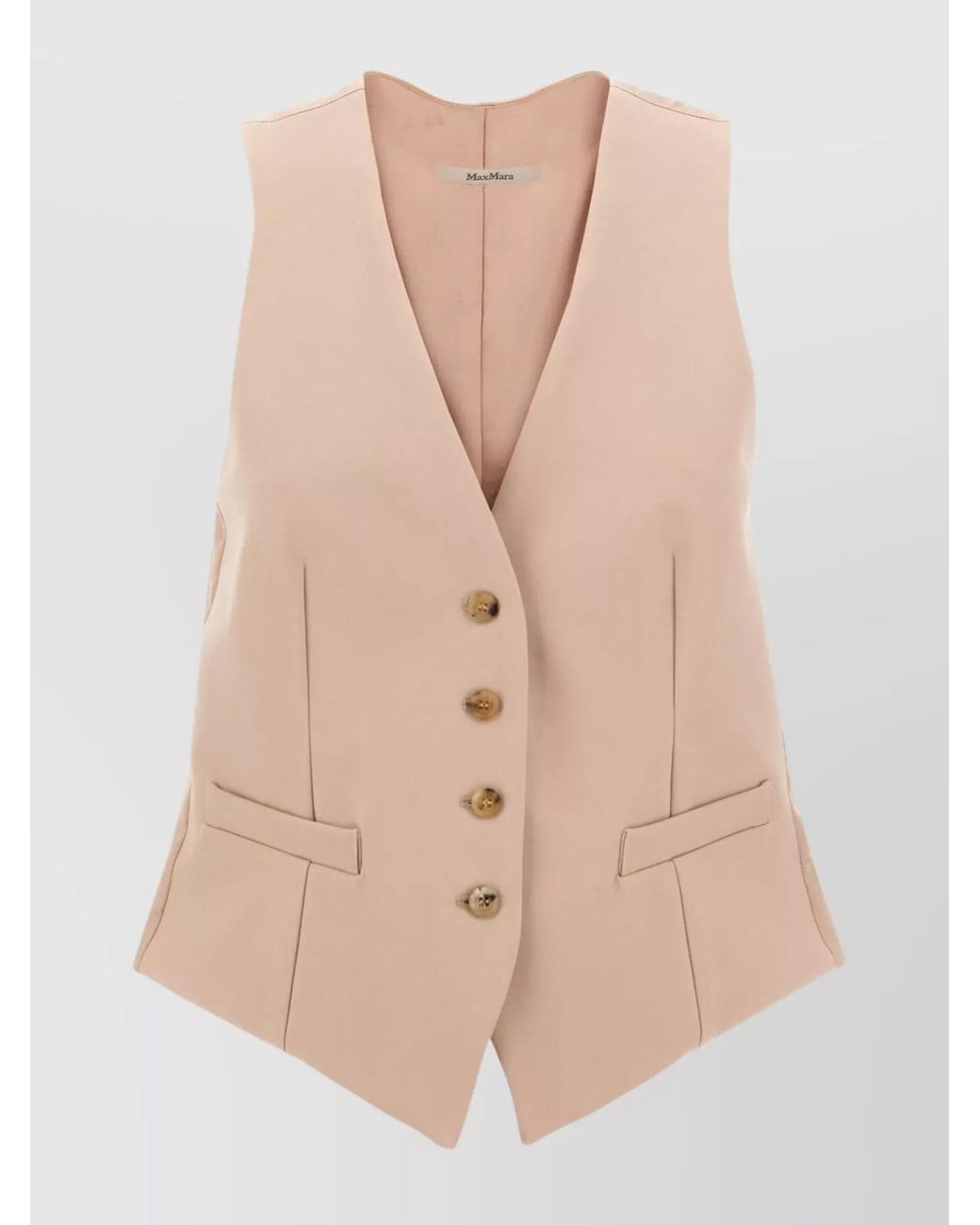 Max Mara Natural Tailored Vest