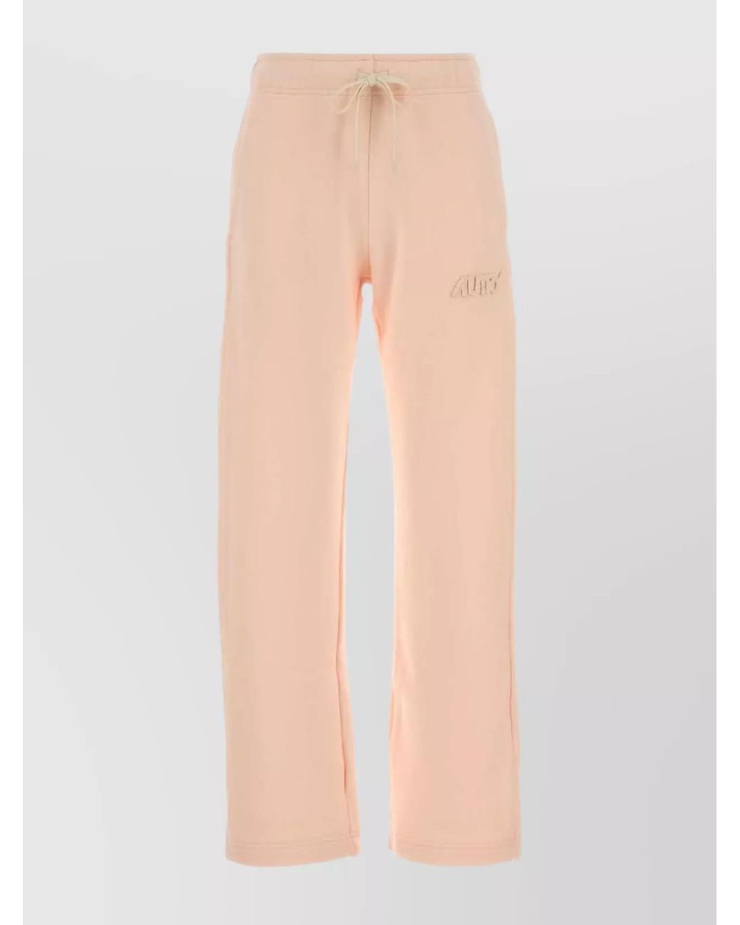 Autry Natural Cotton Wide-Leg Track Pants