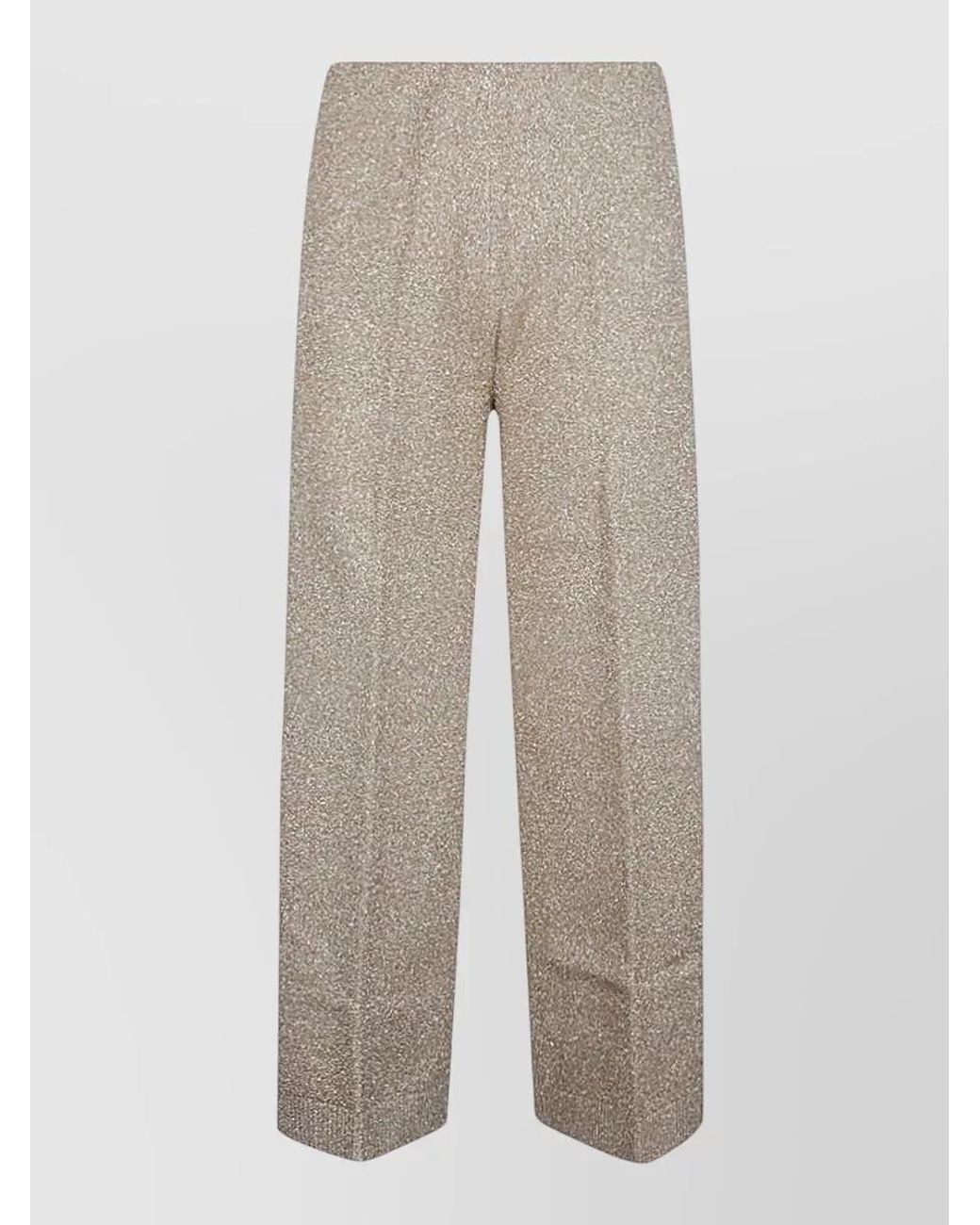 Circus Hotel Natural Wide-Leg Trousers