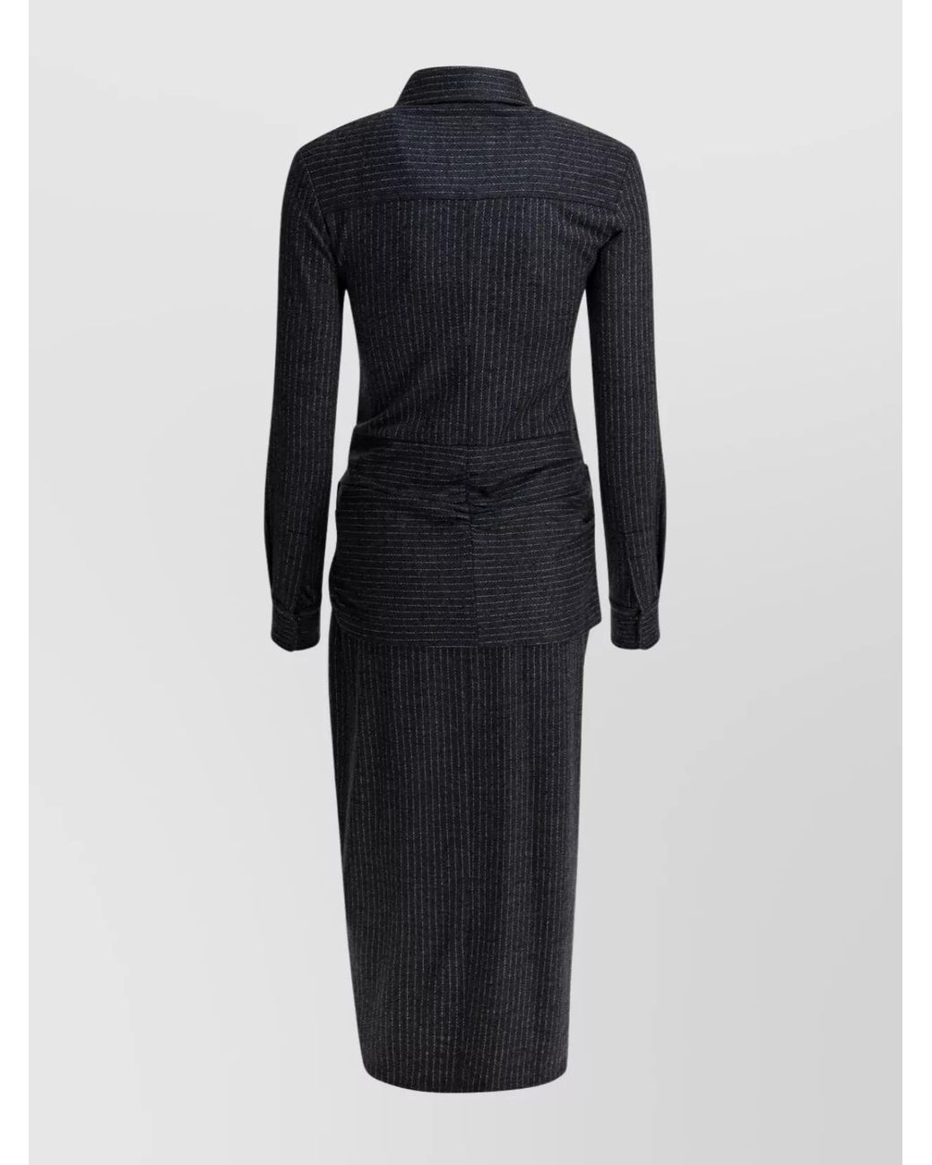 Isabel Marant Blue Virgin Wool Midi Dress