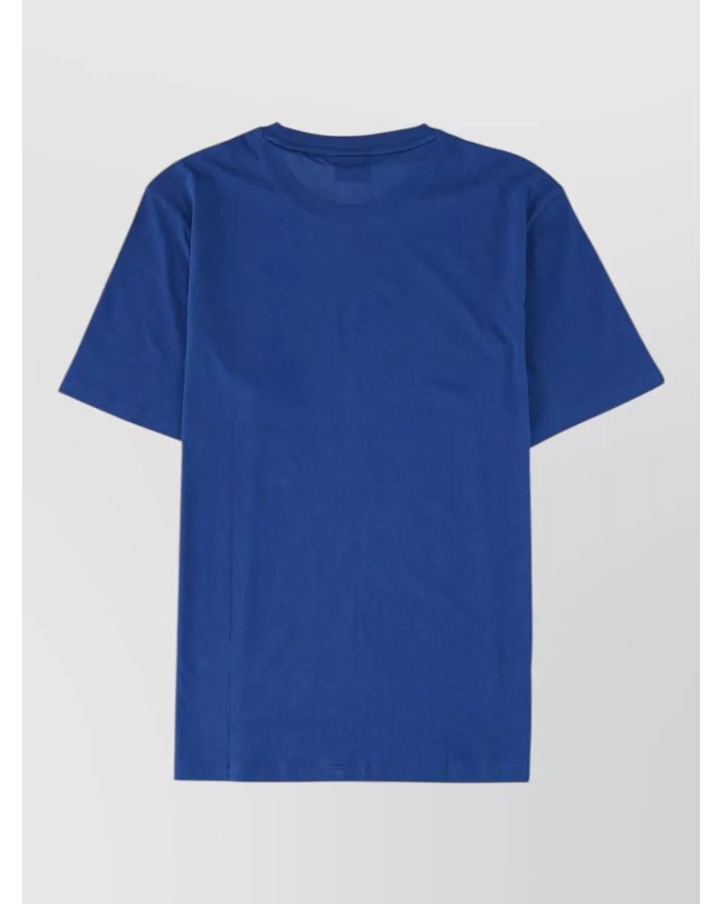 HUGO Blue Cotton Logo T-Shirt for men