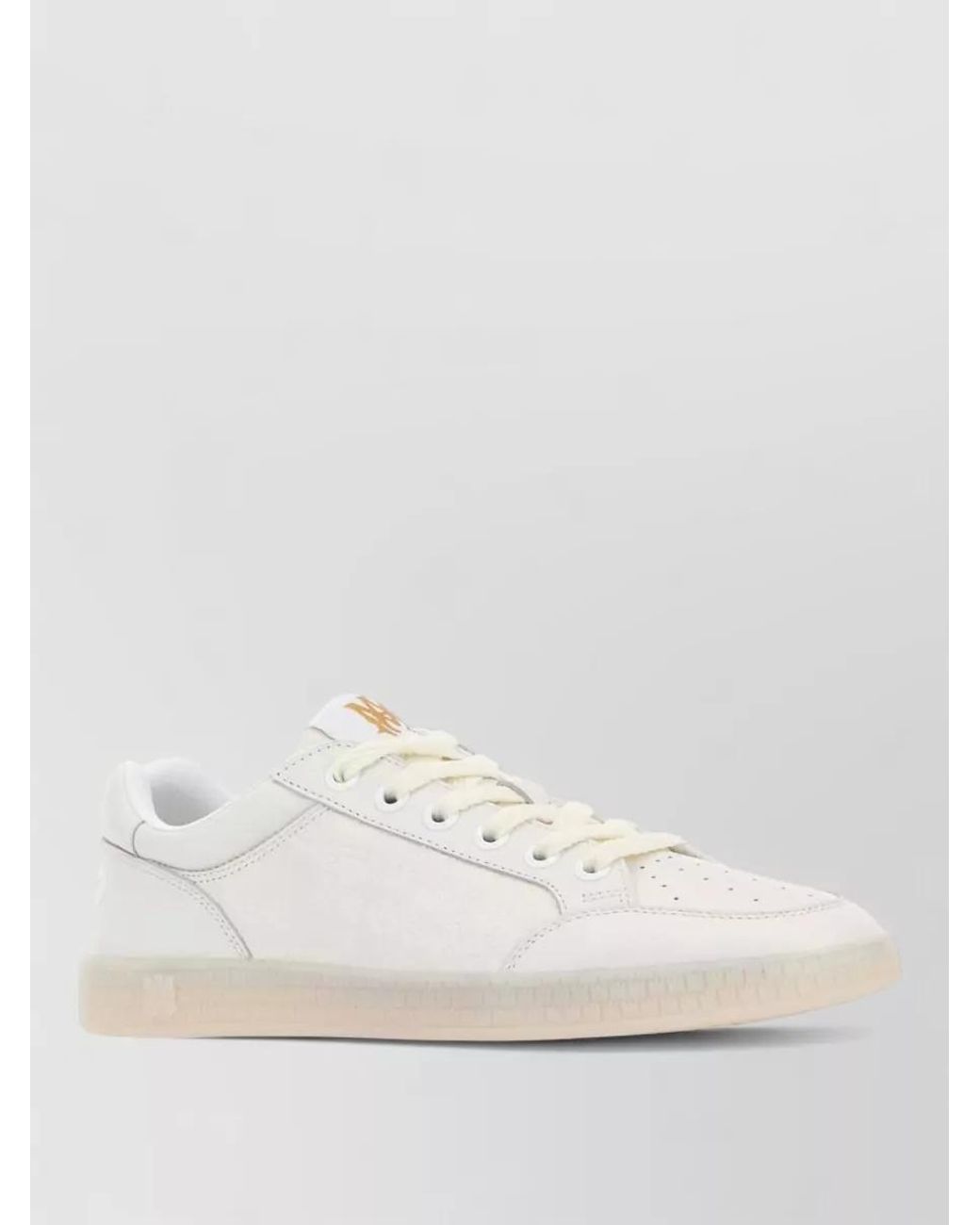 Amiri White Leather Low-Top Sneakers for men