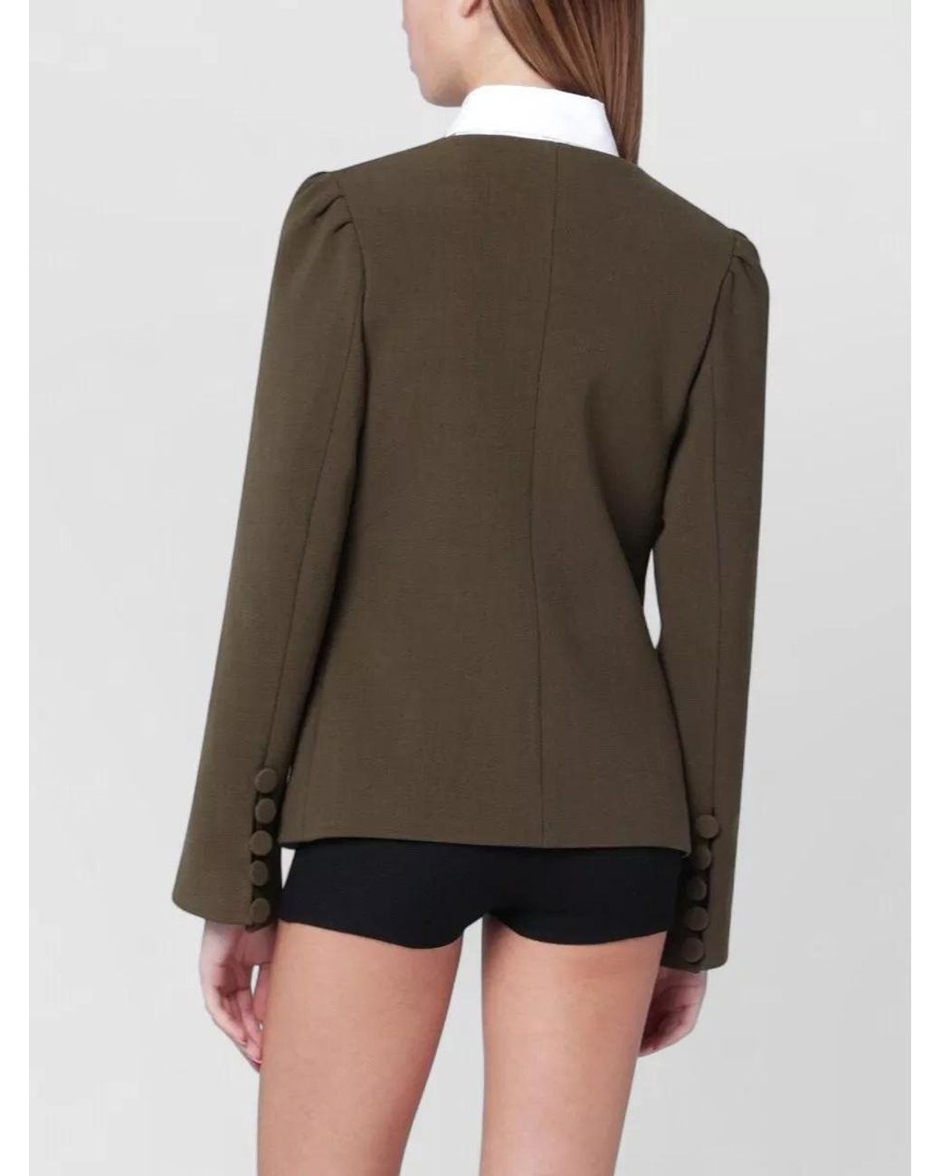 NAMACHEKO Brown Wool-Blend Jacket