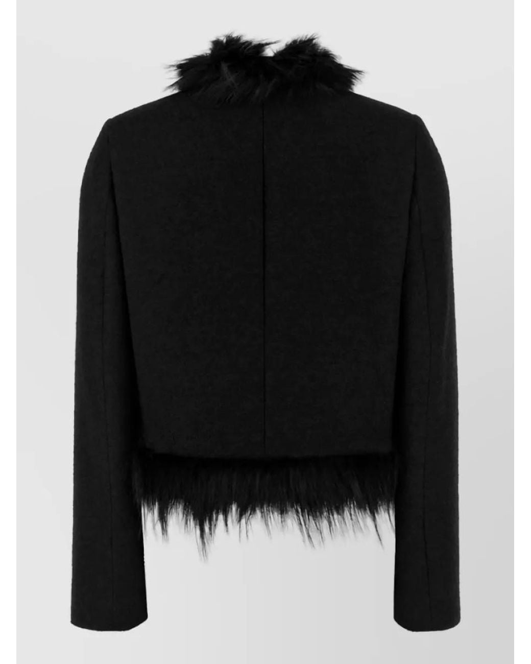 Fendi Black Bouclé Blazer
