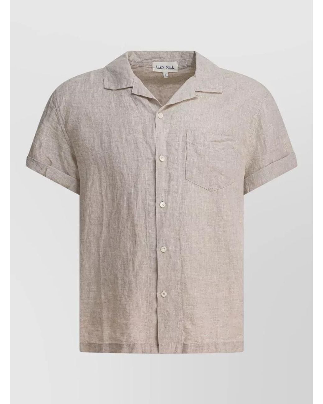Alex Mill White Linen Shirt for men