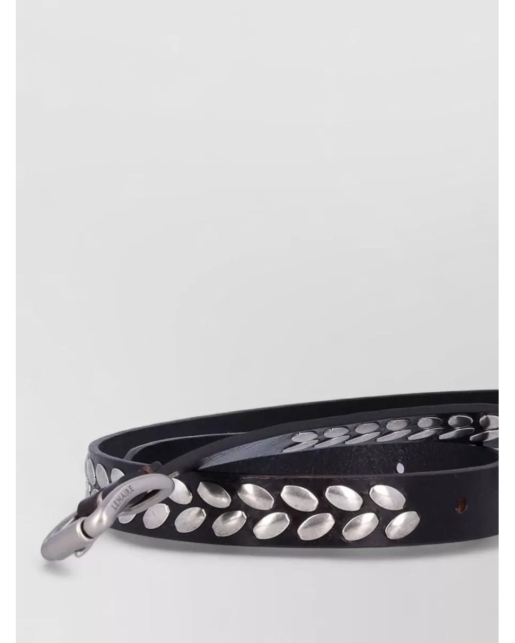 Lemaire Multicolor Leather Studded Belt for men