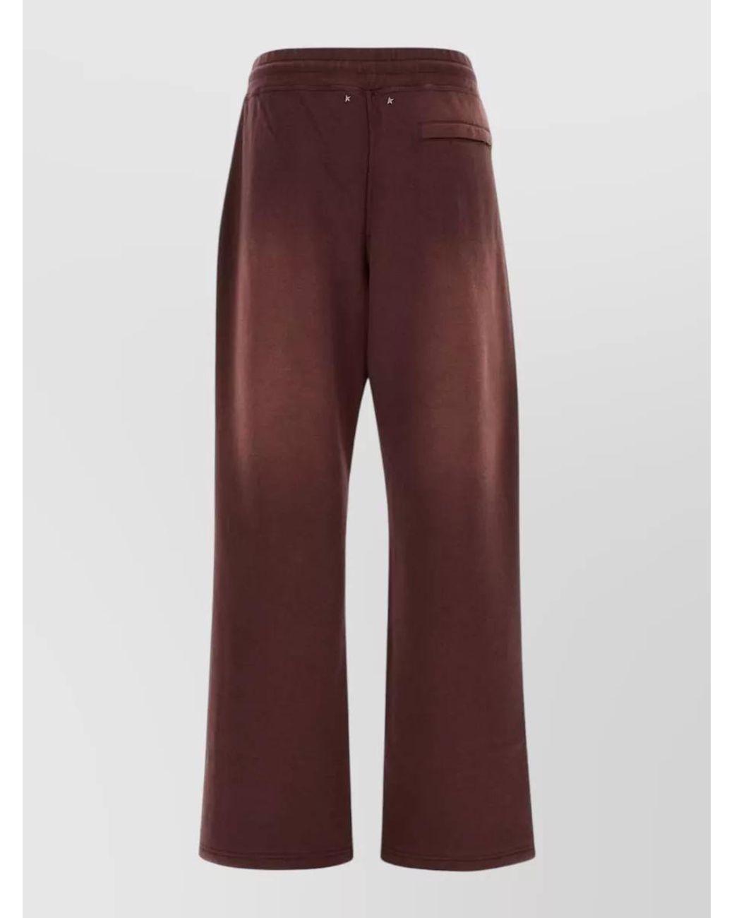 Golden Goose Deluxe Brand Red Cotton Wide-Leg Joggers