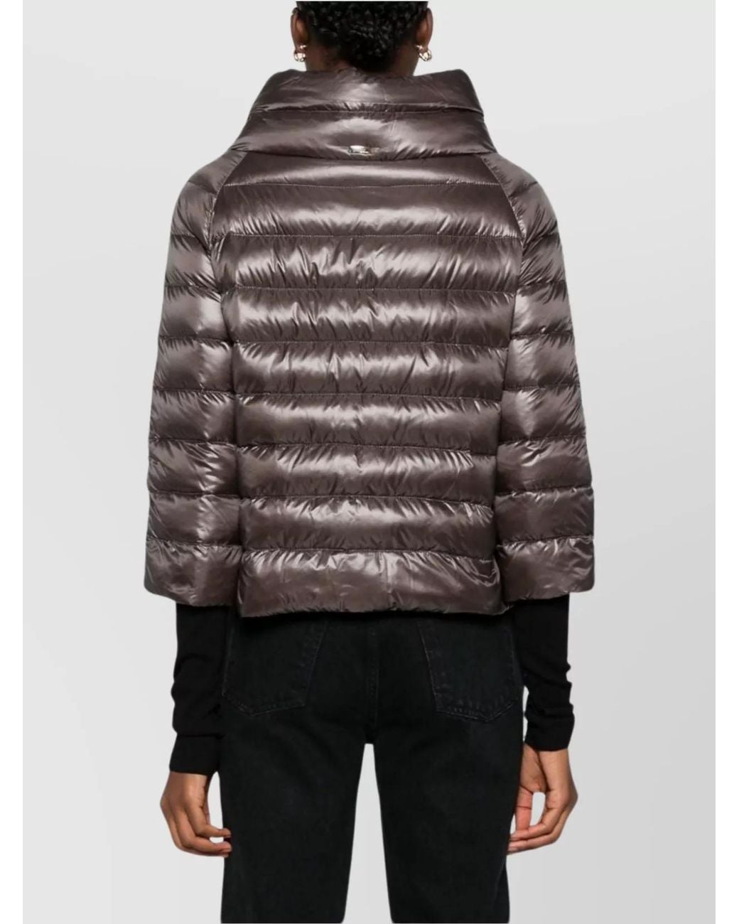 Herno Brown Sofia Short Down Jacket