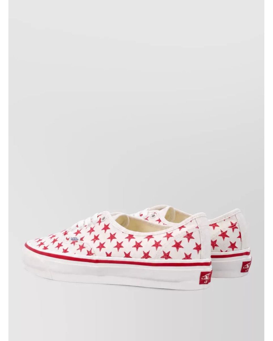Vans Pink Printed Canvas Lace-Up Sneakers