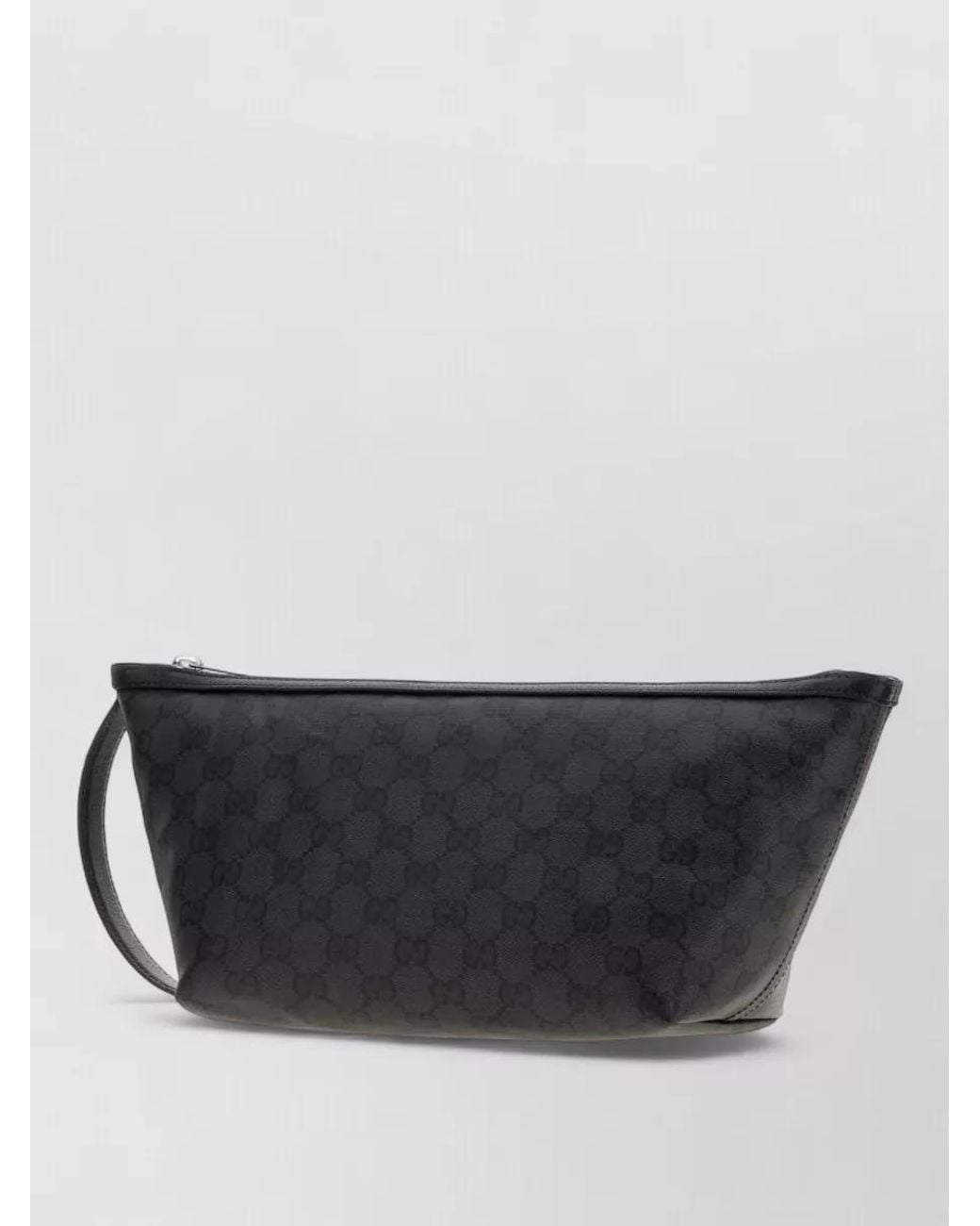 Gucci Gray Canvas Small Toiletry Case for men