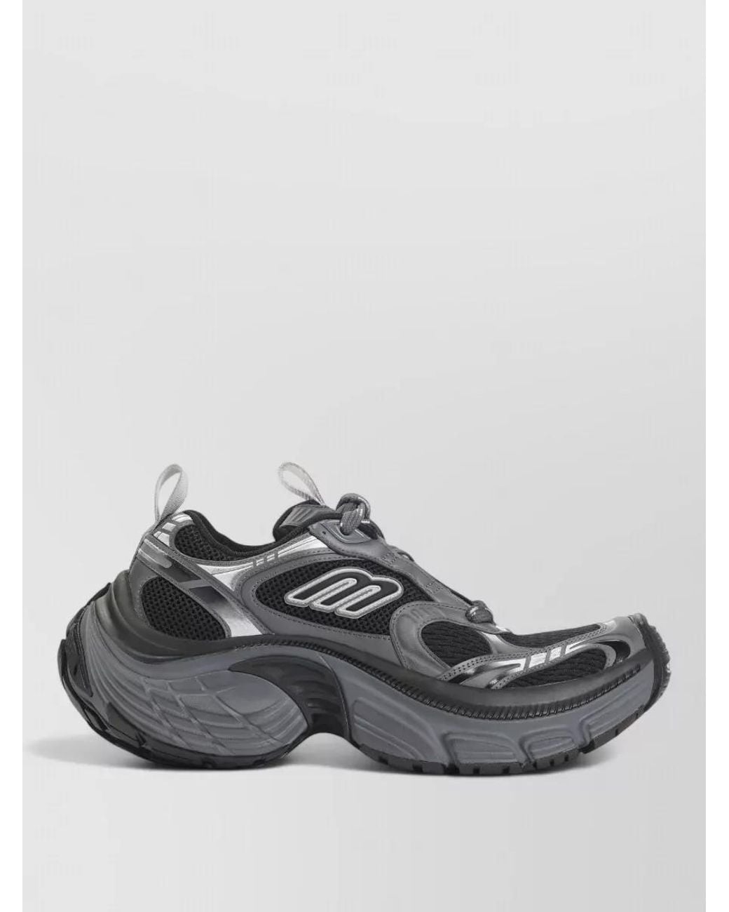 Balenciaga Gray Low-Top Sneakers for men