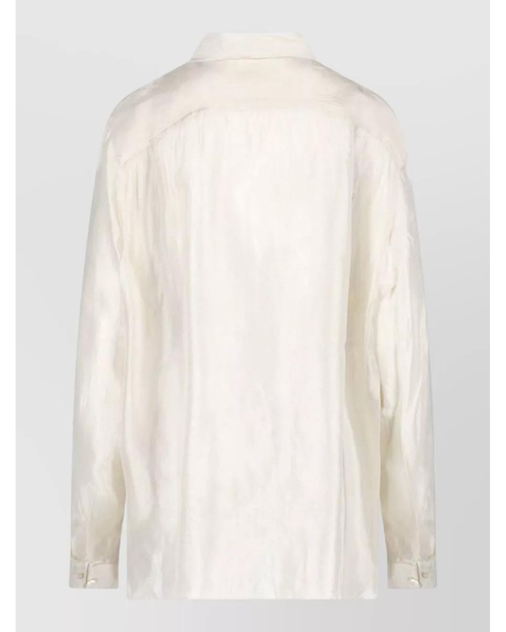 Our Legacy White Silk Shirt