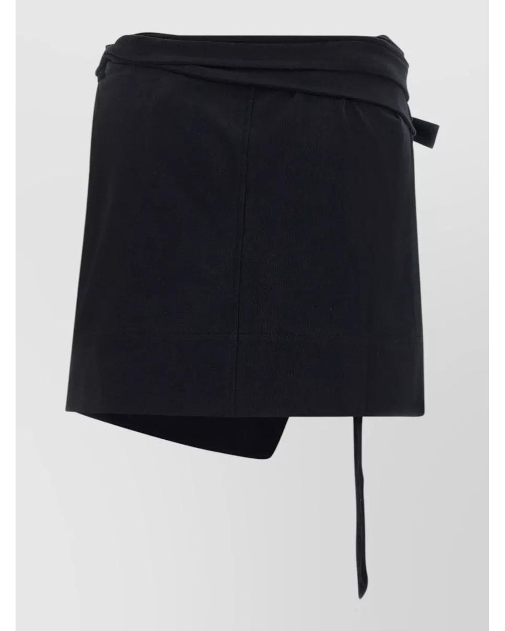 Isabel Marant Black Isabel Marant Etoile Marant Étoile Berenice Jersey Wrap Skirt