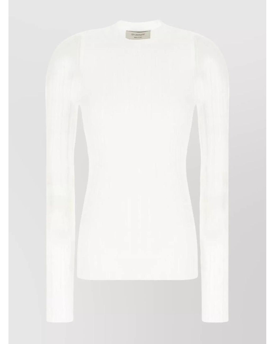 Sportmax White Stretch Nylon Top