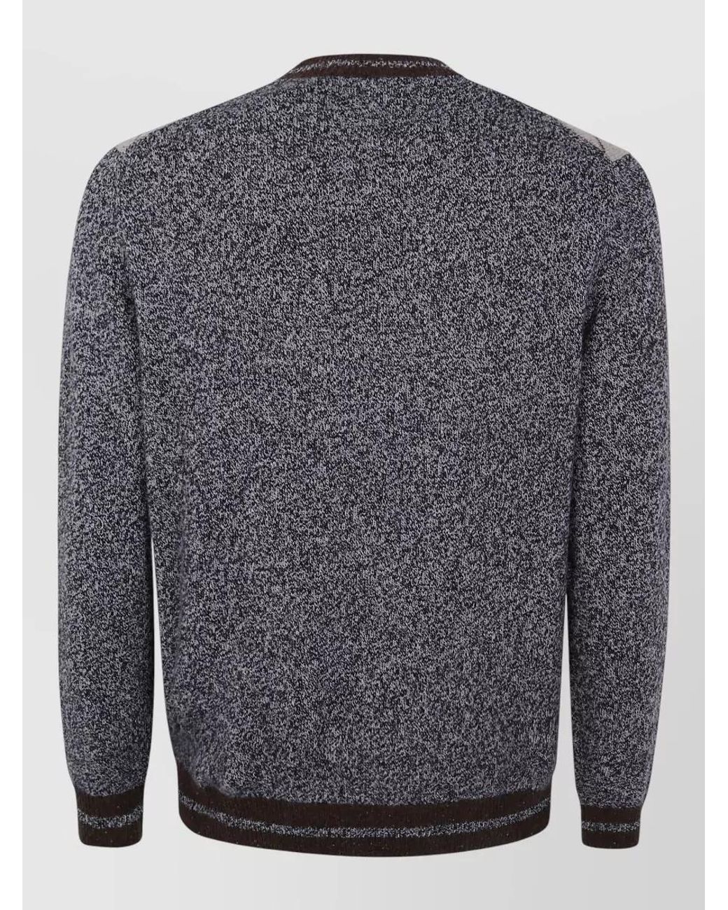 Ballantyne Gray Wool Crew-Neck Jumper for men