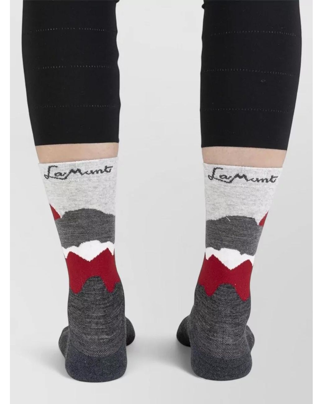 Lamunt White Illustrated Socks