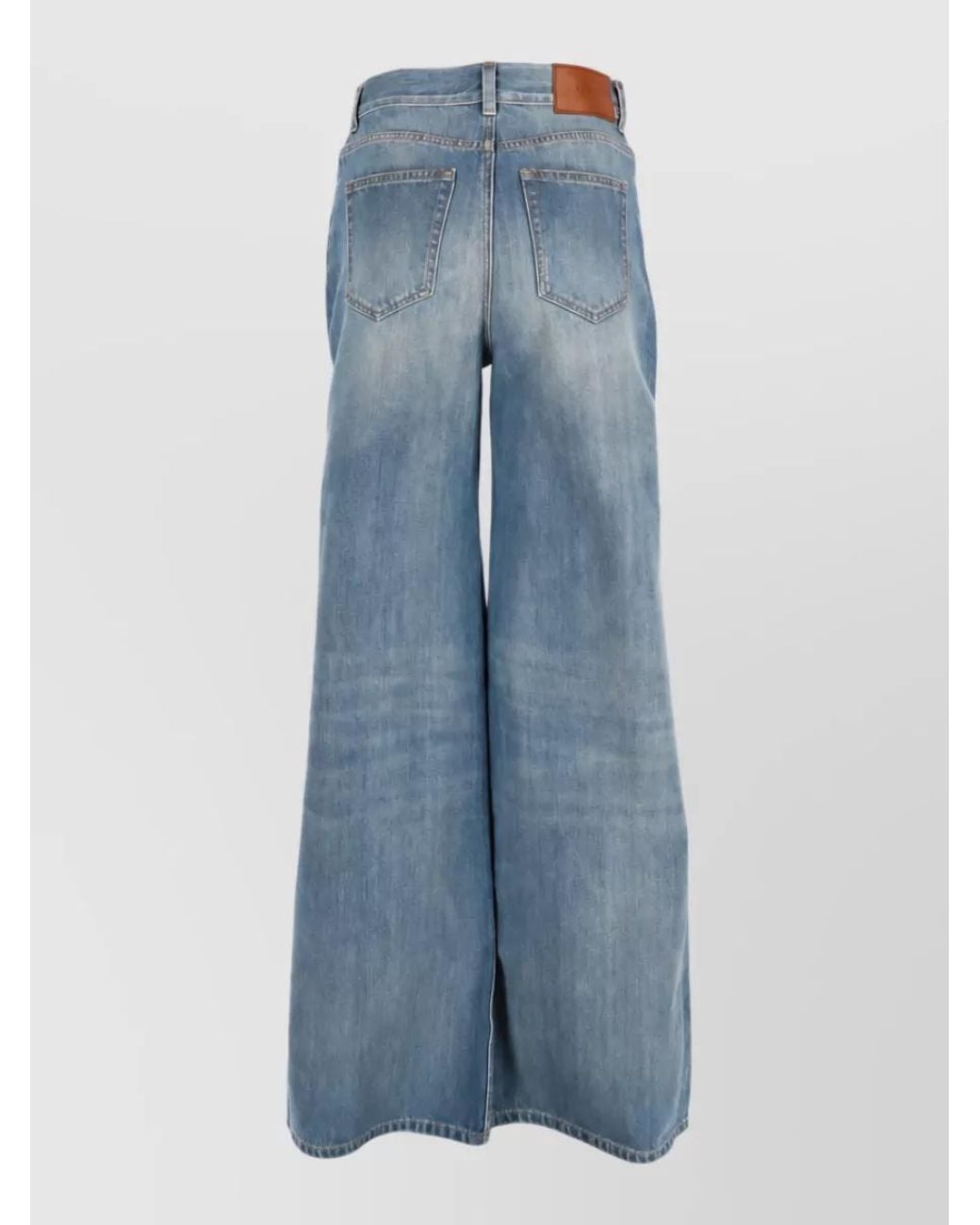Chloé Blue Wide-Leg Trousers