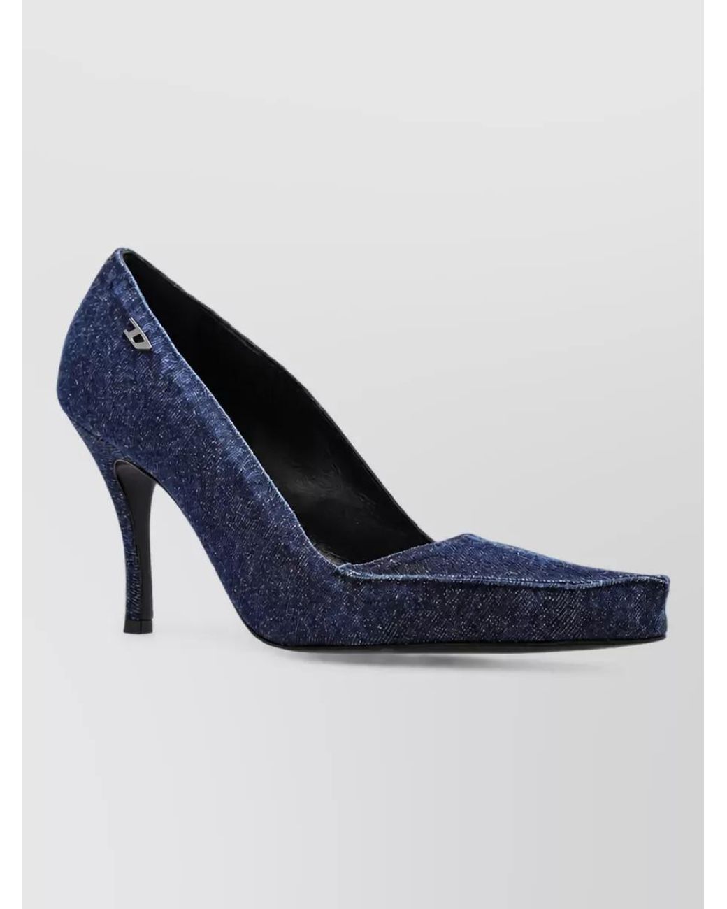 DIESEL Blue Leather Pumps