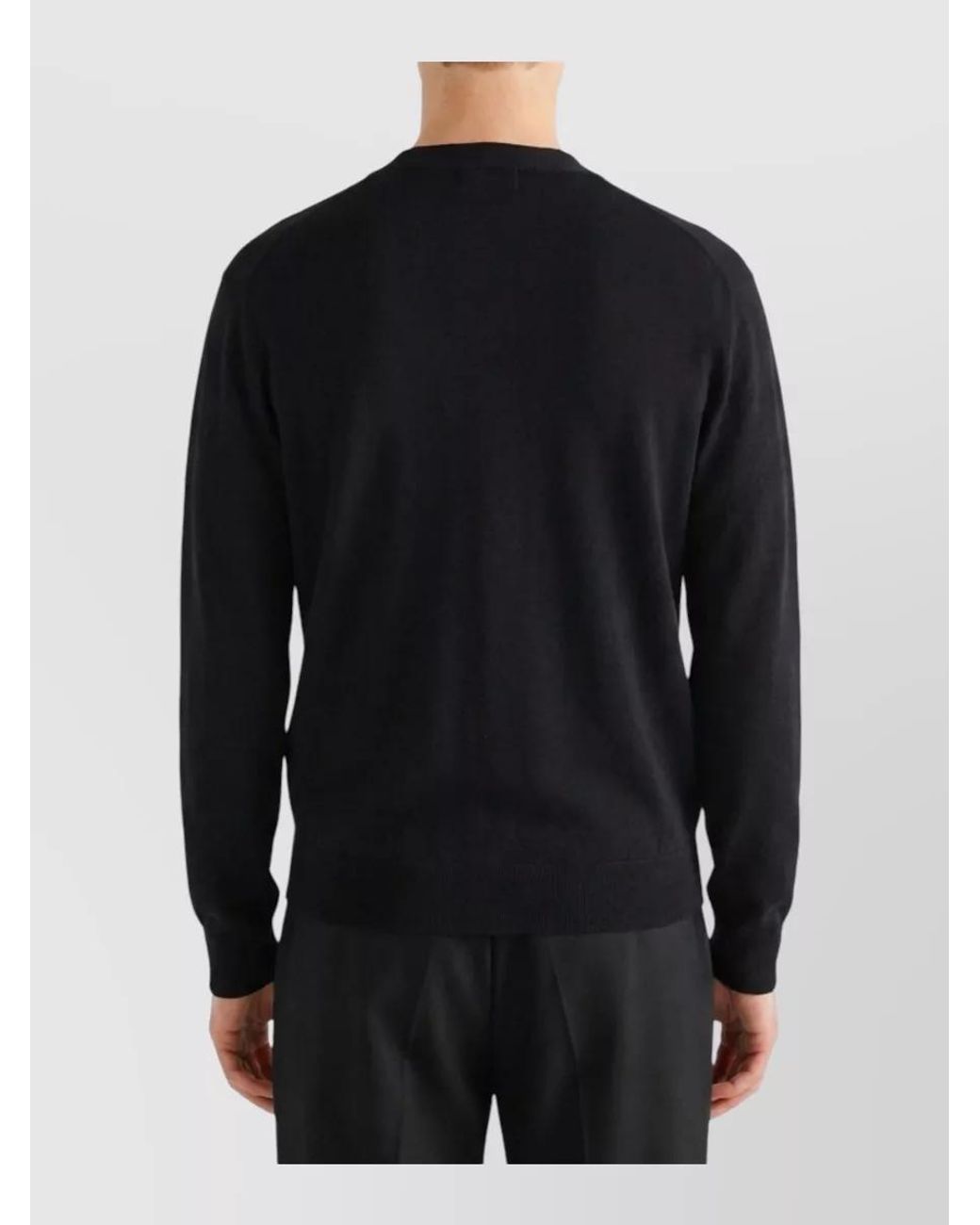 Lemaire Black Knit Cardigan for men