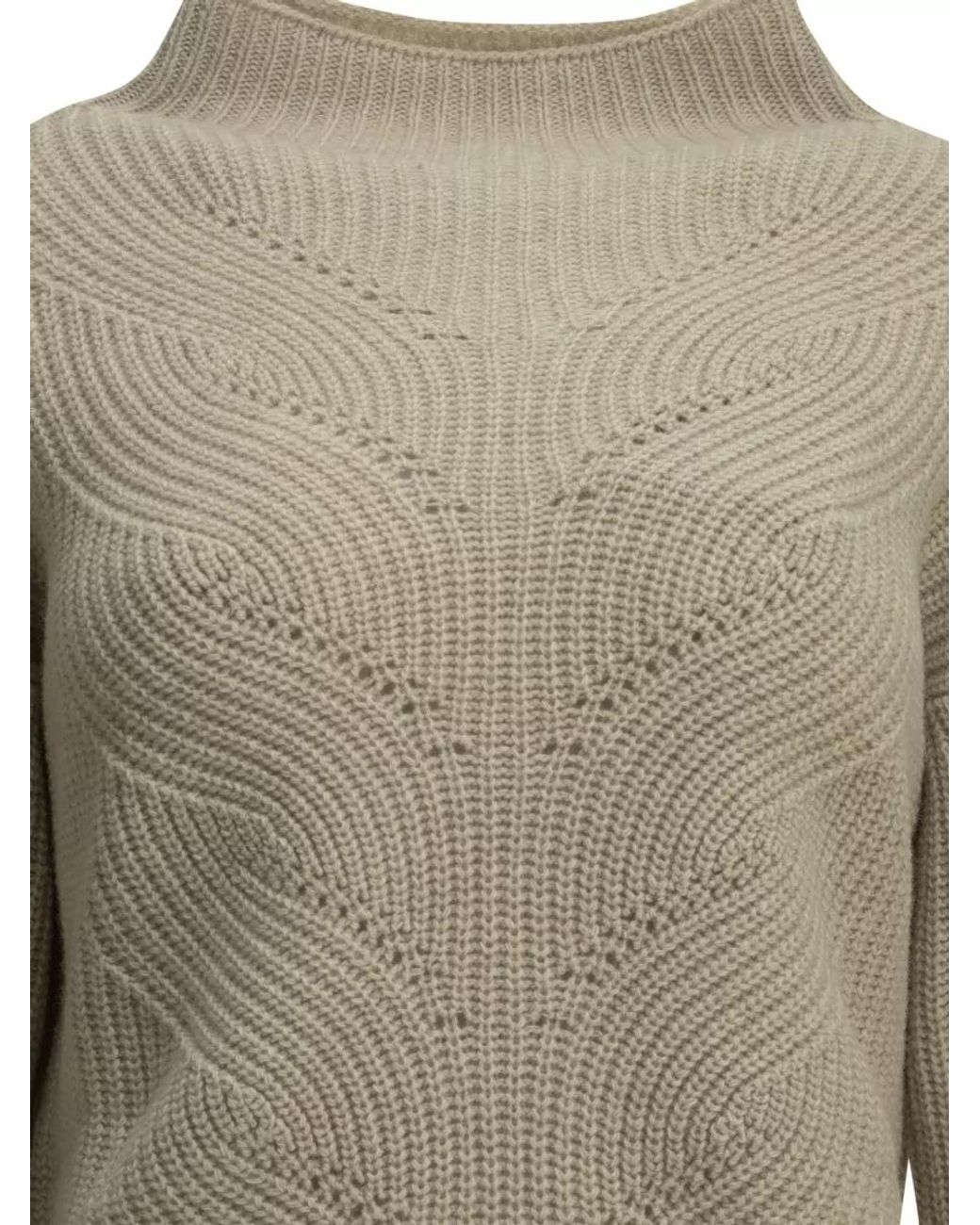 Herno Natural Wool Turtleneck Sweater
